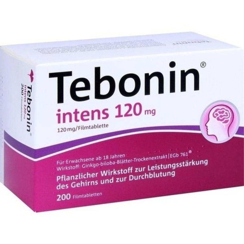 Тебонин Tebonin Intens 120MG 200 Шт.